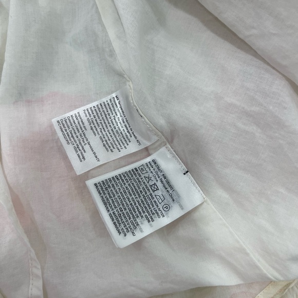 H&M Strapless Floral Dress in Green and Pink - Picture 7 of 7